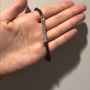 Henri bender pave Deco bar bracelet